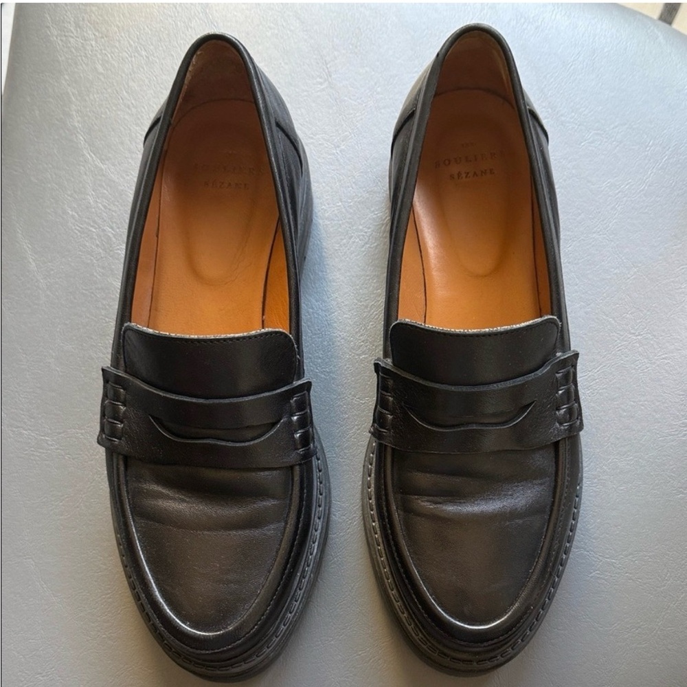 Sezane Black Albane Loafers - Picture 2 of 8